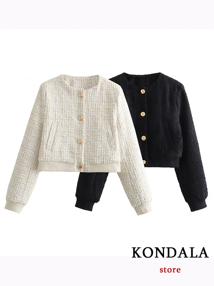 TRAFZA Office Womens Beige Twisted Bomber Jacket Womens Long Sleeve Button Spring Jacket Fashion Elegant Pocket Jacket 240930