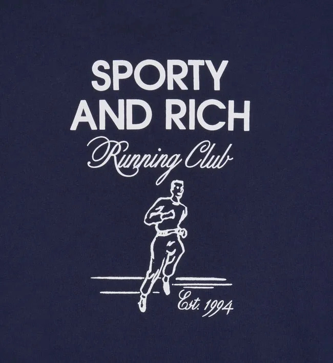 US fashion brand unisex sweatshirt printed with pattern knitted round neck offset printing 241007