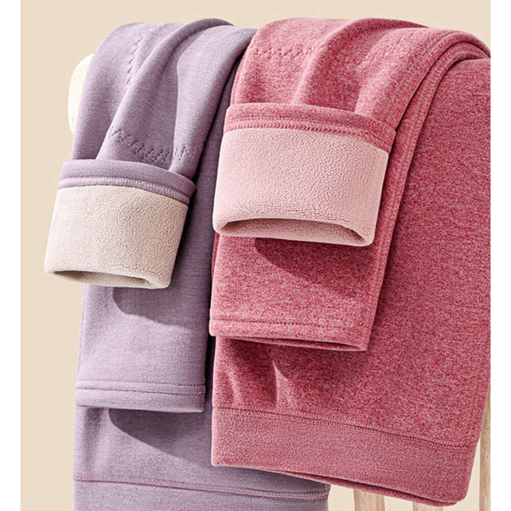 Wool and Silk Extended Women's Warm Thickened with Velvet, Underwear Bottom, Autumn Cotton Pants Velvet Autumn/Winter Thick