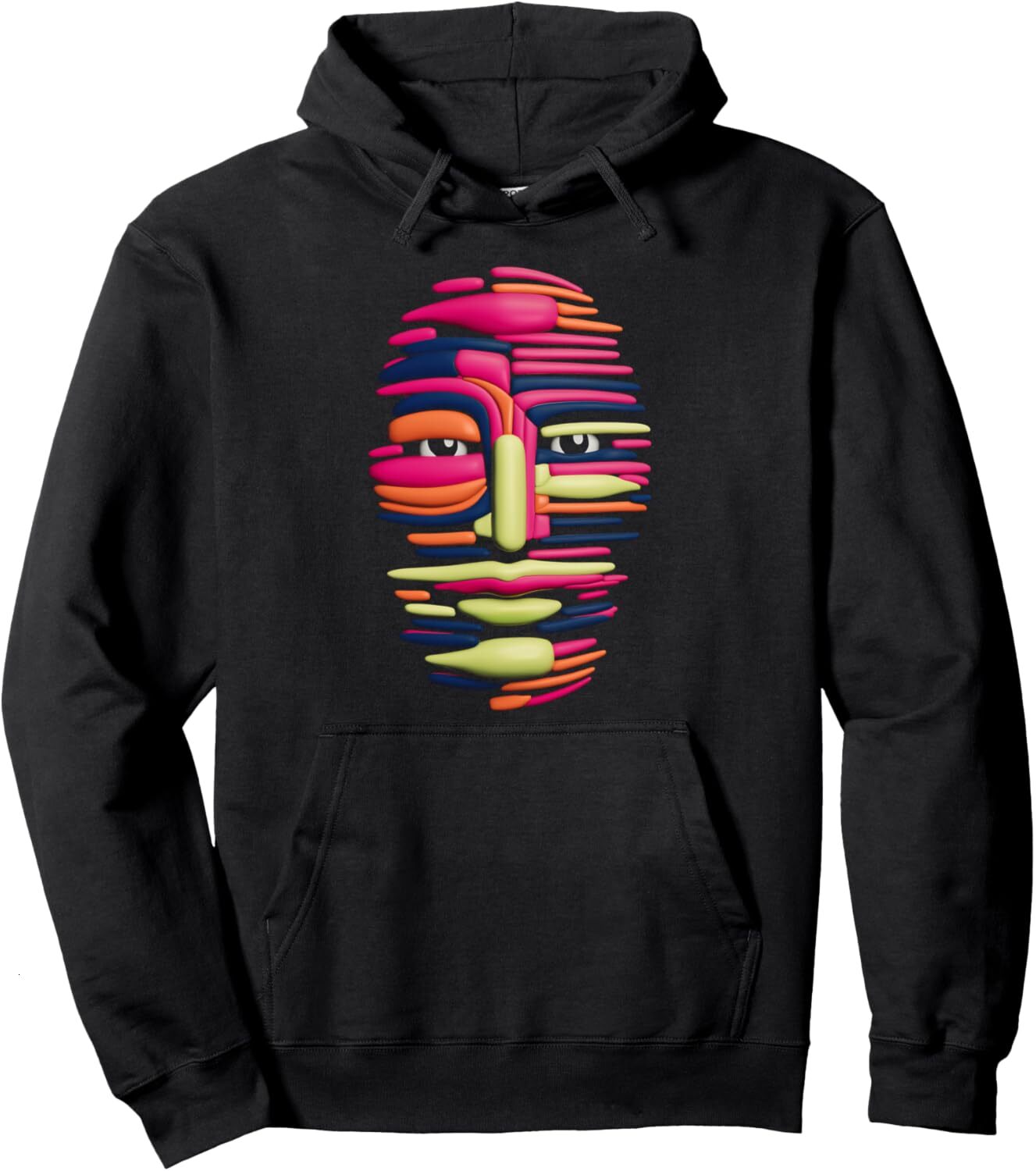 Hoodie for Mens Womens Graphic Face Mask Design For Women Men Kids Colorful Pattern Pullover Hoodie Graphic Hoodies sweatshirt Pullover Long Sleeve