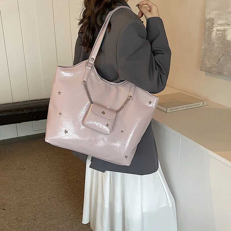 Bucket Bag for Women Large Capacity Hobo Purse Pu Leather Solid Handbag Work Shopping 241011