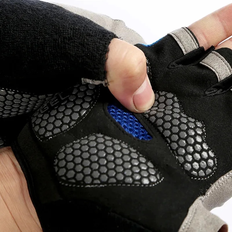 Luvas de Ciclismo Meio Dedo para homens e mulheres Luva Respir vel Anrrapante Esports Triamento 240906