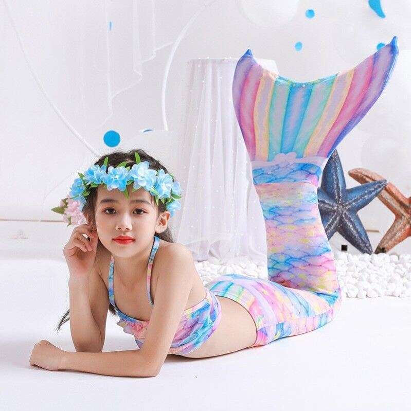 Child Child Tail, Baby Princess Dress, Mermaid Bikini Swimsuit