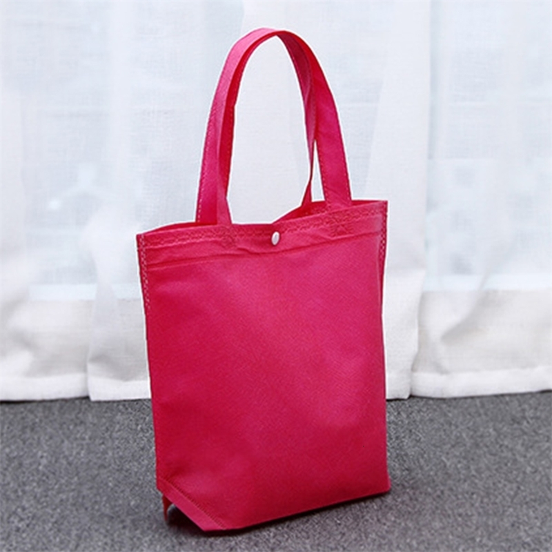 Women Foldable Shopping Bag Reusable Eco Large Unisex Fabric Nonwoven Shoulder Bags Tote grocery cloth Pouch y240925