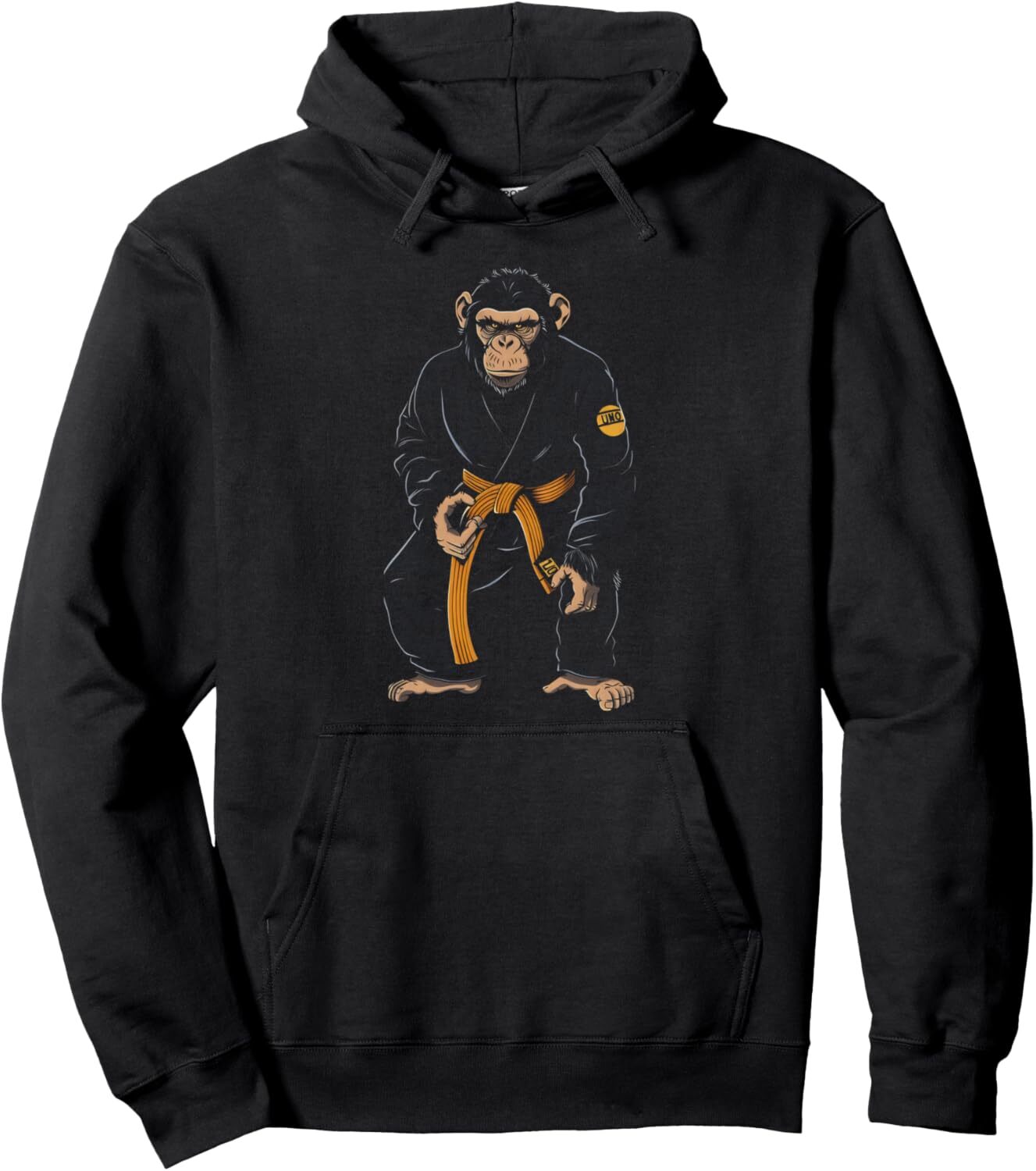 Hoodie for Mens Womens Jiu Jitsu Monkey BJJ MMA Judo Martial Arts Training Graphic Pullover Hoodie Graphic Hoodies sweatshirt Pullover Long Sleeve