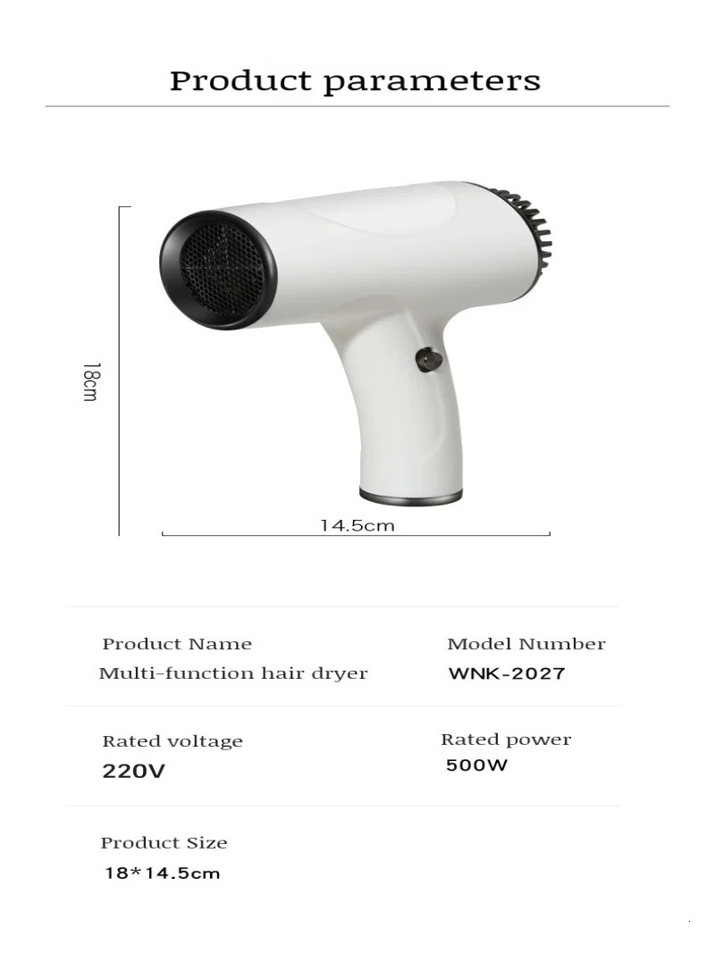 Portable Wireless Hair Dryer Studio Essentials 241009