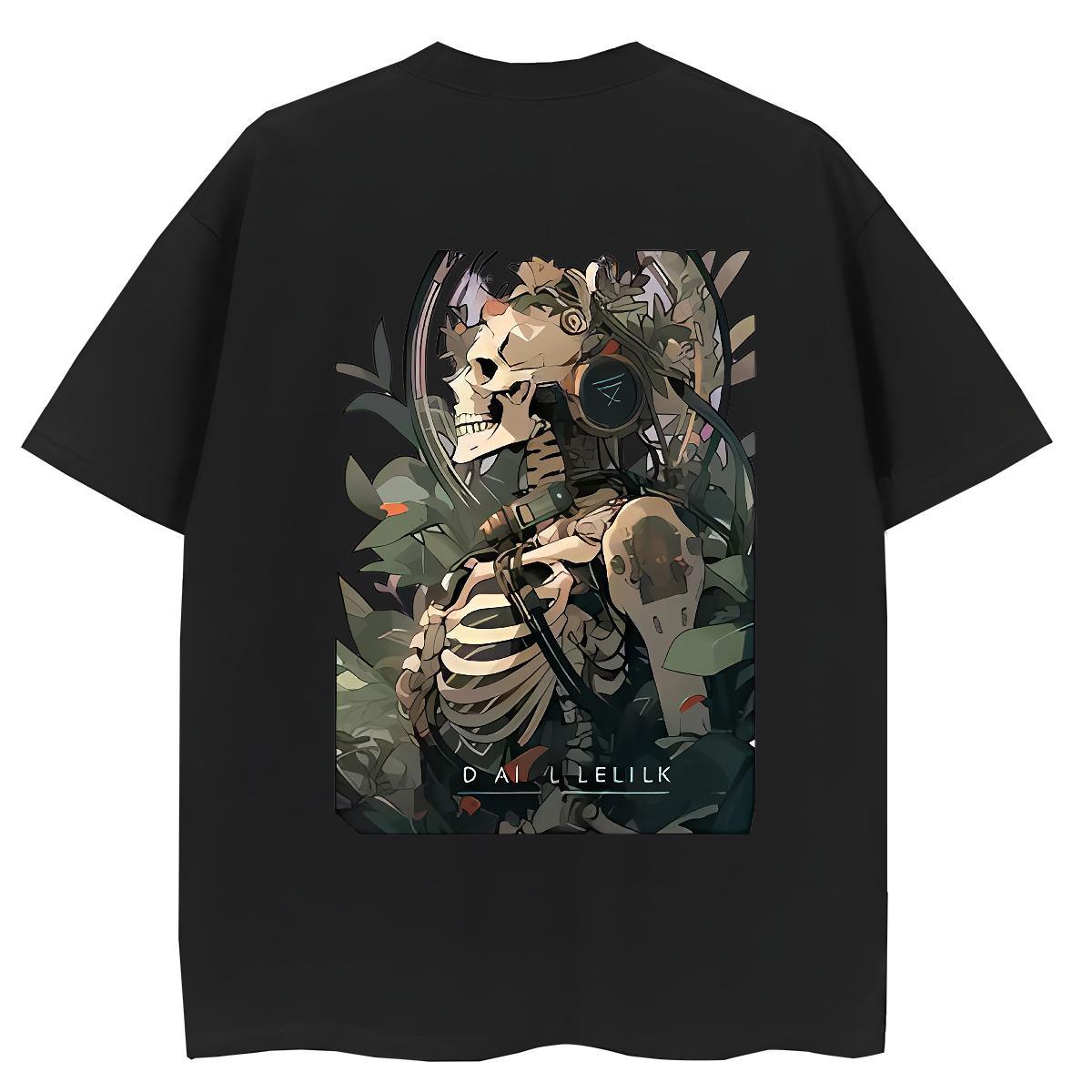 2024 Casual Woman T Shirts 100% Cotton 230g Crew Neck Sport skull Womens Tshirts Wholesale Plus Size Custom Top Shirts