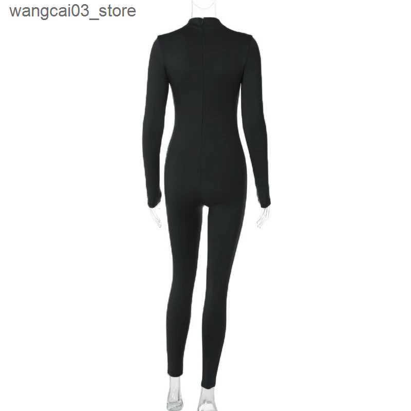 Maternity Dresses Maternity Dresses Petite Milk Silk Jumpsuit with Zipper SleevesStreet Style Pants Turtleneck for Pregnant Women Photography L240910