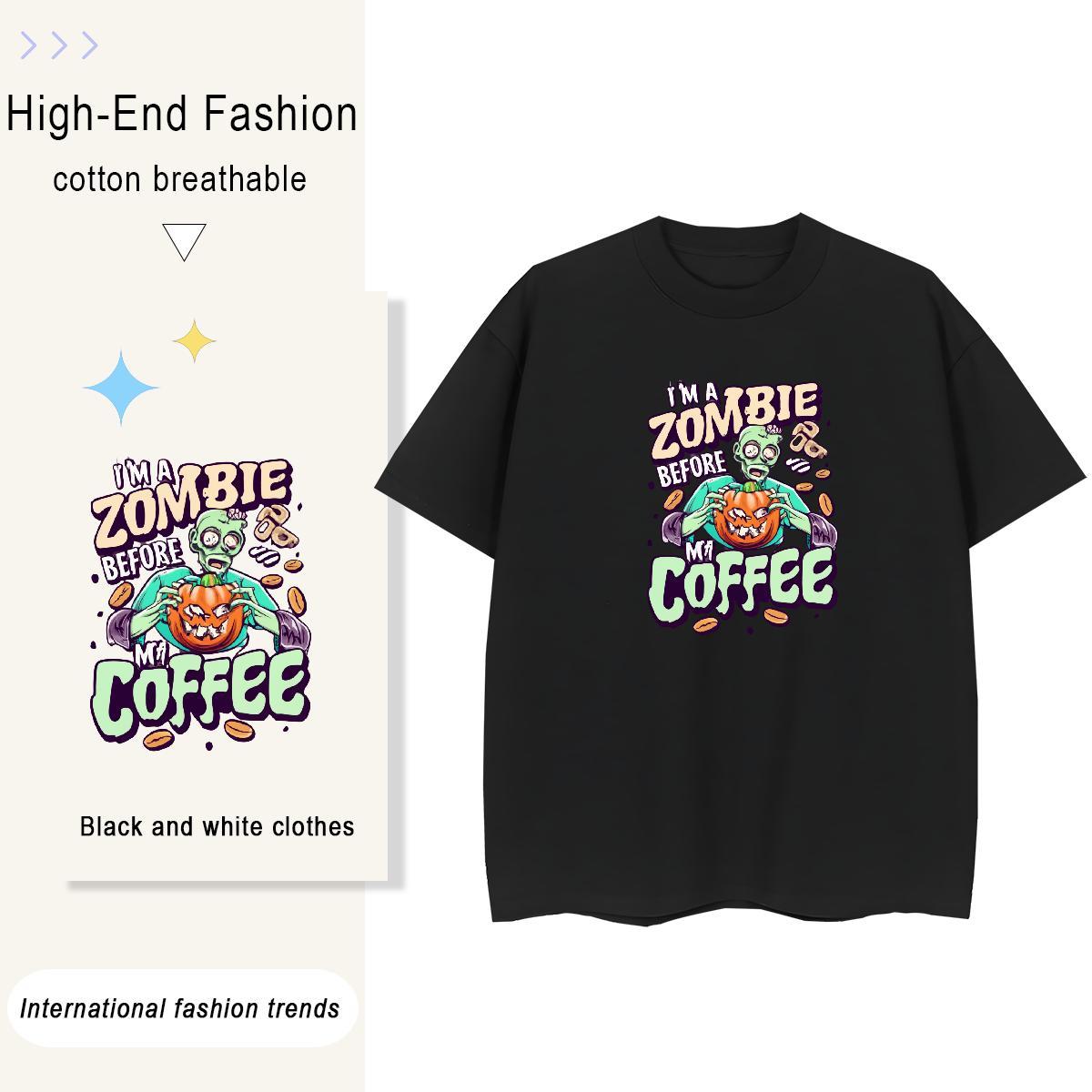 Designer T Shirt For Woman 100% Cotton 230g Short sleeve Soft Street Casual skull Woman Tshirt Female Black Oversized Tops Shirt