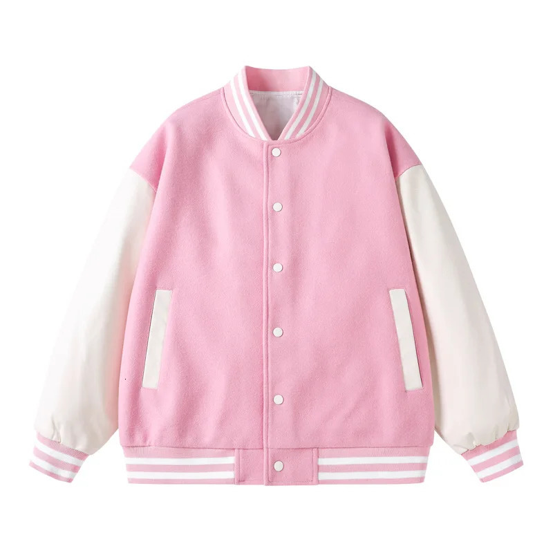 Bomber jacket mens loose hiphop casual patch work unisex embroidered street college baseball 241010