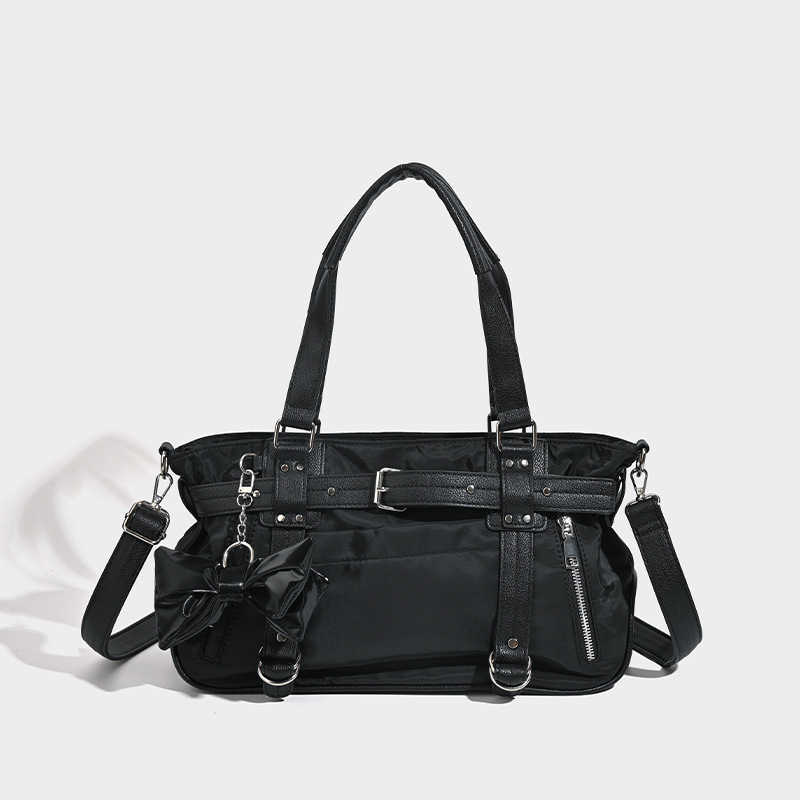 CMM Small and High End Polyester Large Capacity Sports Yoga Commuting Tote Bag Single Shoulder Armpit Bag Womens Hand Held Crossbody Bag
