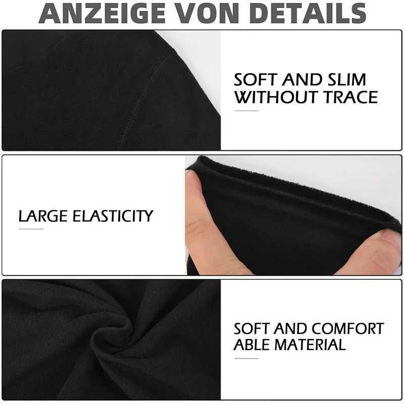 Womens Thermal Underwear Womens trackless hot underwear set neutral close fitting pajamas ultrathin winter temperature controlled long sleeved und Y24
