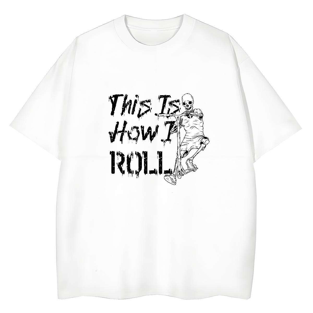 2024 T shirt 230g 100% Cotton Round Neck Short Sleeve Hip Hop logo Couples T Shirts Unisex Custom Print Oversized Tees Shirts
