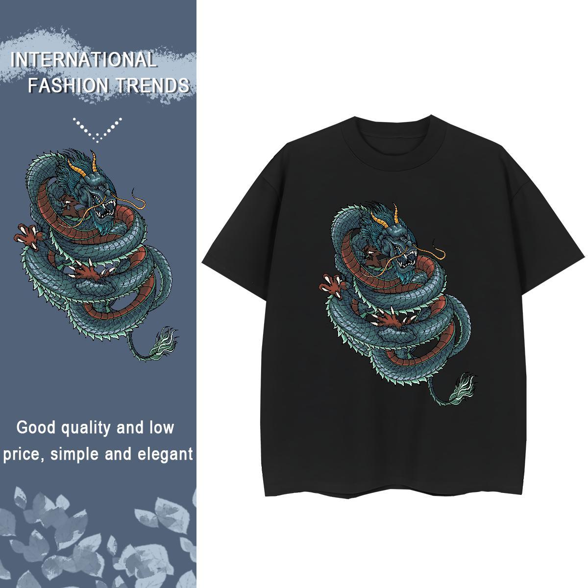 Fashion T-Shirts 230g Cotton Breathable Short Sleeve Sport angry Couples T Shirts Unisex Custom Cartoon Tees Shirts