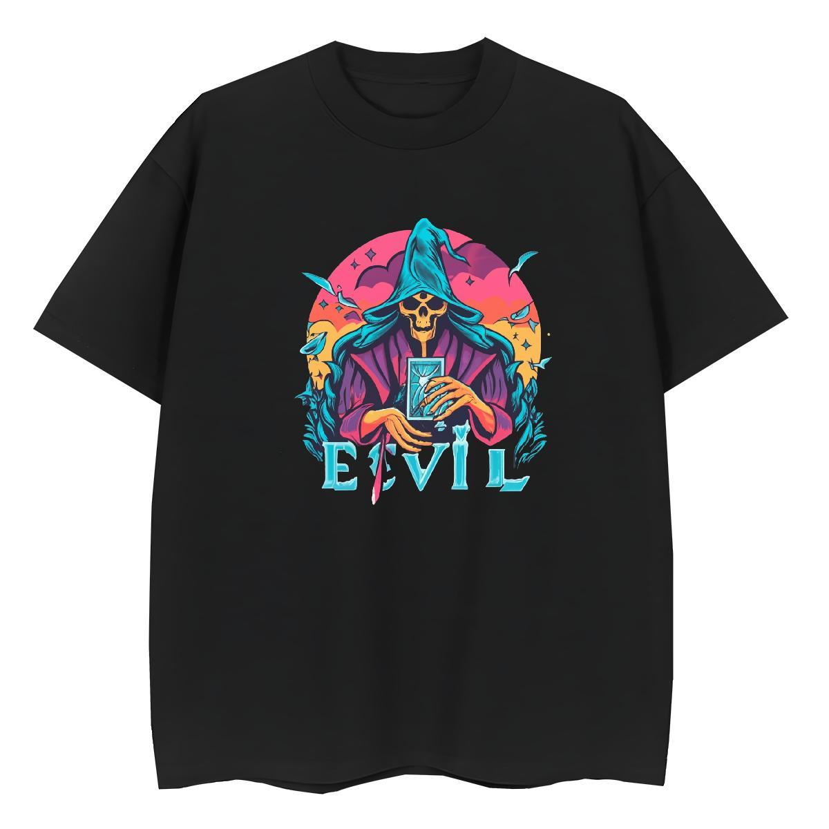 Fashion Casual T Shirt For Woman 230g 100% Cotton Comfortable Sport skull Lady T shirt Designer Nice White Plus Size Clothes Shirt