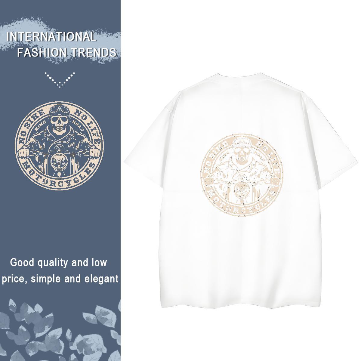 2024 Designer Womens T Shirts 100% Cotton 230g O Neck Short Sleeves Spring Summer skull Unisex Tshirts Soft Skull Tee Shirt
