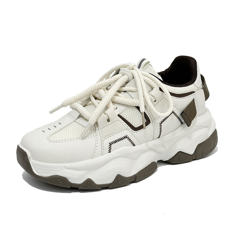 Men Shoes Designers Sneakers Fashionable Korean Trend Breathable Thick Bottom Mesh Casual Sports Shoes