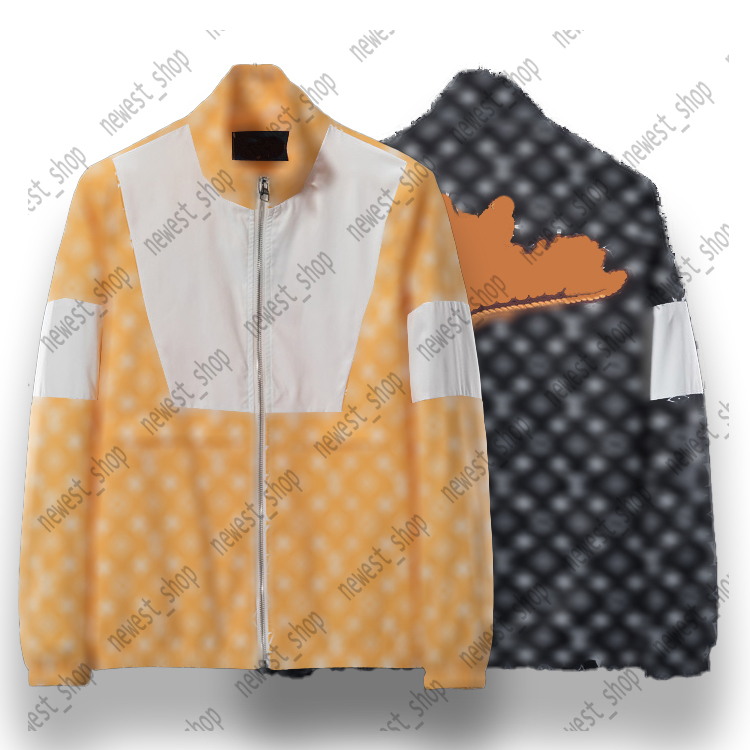 designer mens jacket thin coat classic letter zipper luxury hooded jackets patchwork embroidery digital drawstring cardigan casual clothing outwear XXXL