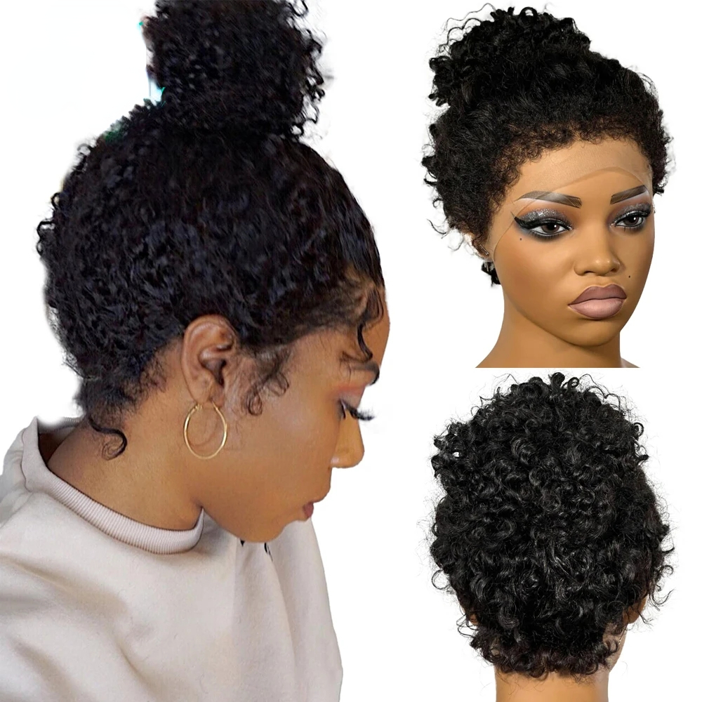 250 Density 30 Inch 360 Full Hd Lace Front Human Hair Pre Plucked Glueless 13X4 Deep Curly Wave Frontal Wig Synthetic