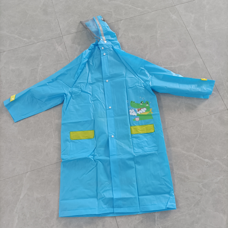 Fun cartoon hooded raincoat waterproof and breathable