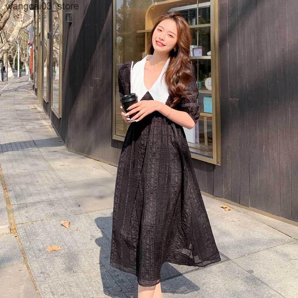 Maternity Dresses Fashion New Casual Maternity Dress Maternity Clothes Pregnant Women Short Sleeve Bodycon Dress Sexy Solid Dress Robe Femme L240910