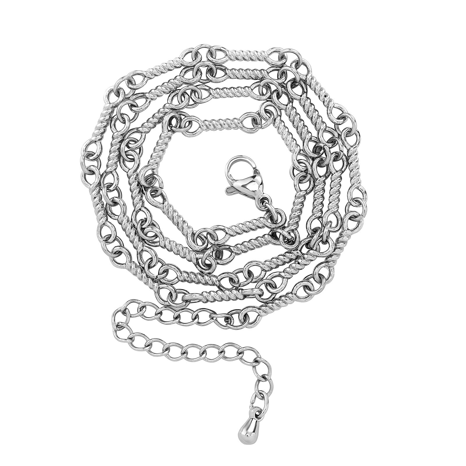 Unisex Bone Cross Charms Necklace INS Style Fashion Neck Chain Mens and Womens Personalized Hip Hop Punk Rock Gold Color Chains Jewelry Rapper Bijoux 