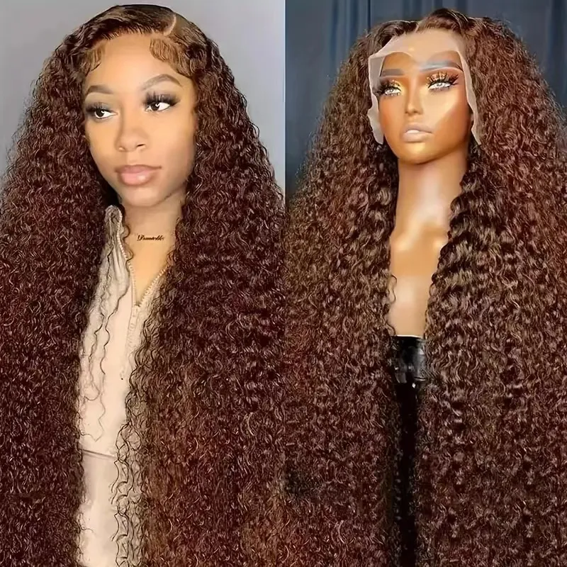 13x4 Kinky Curly Lace Front Wigs for Black Women Wave Lace Frontal Wig Similar to Real Human Hair Transparent HD Lace Glueless Synthetic Wig Pre Pluck