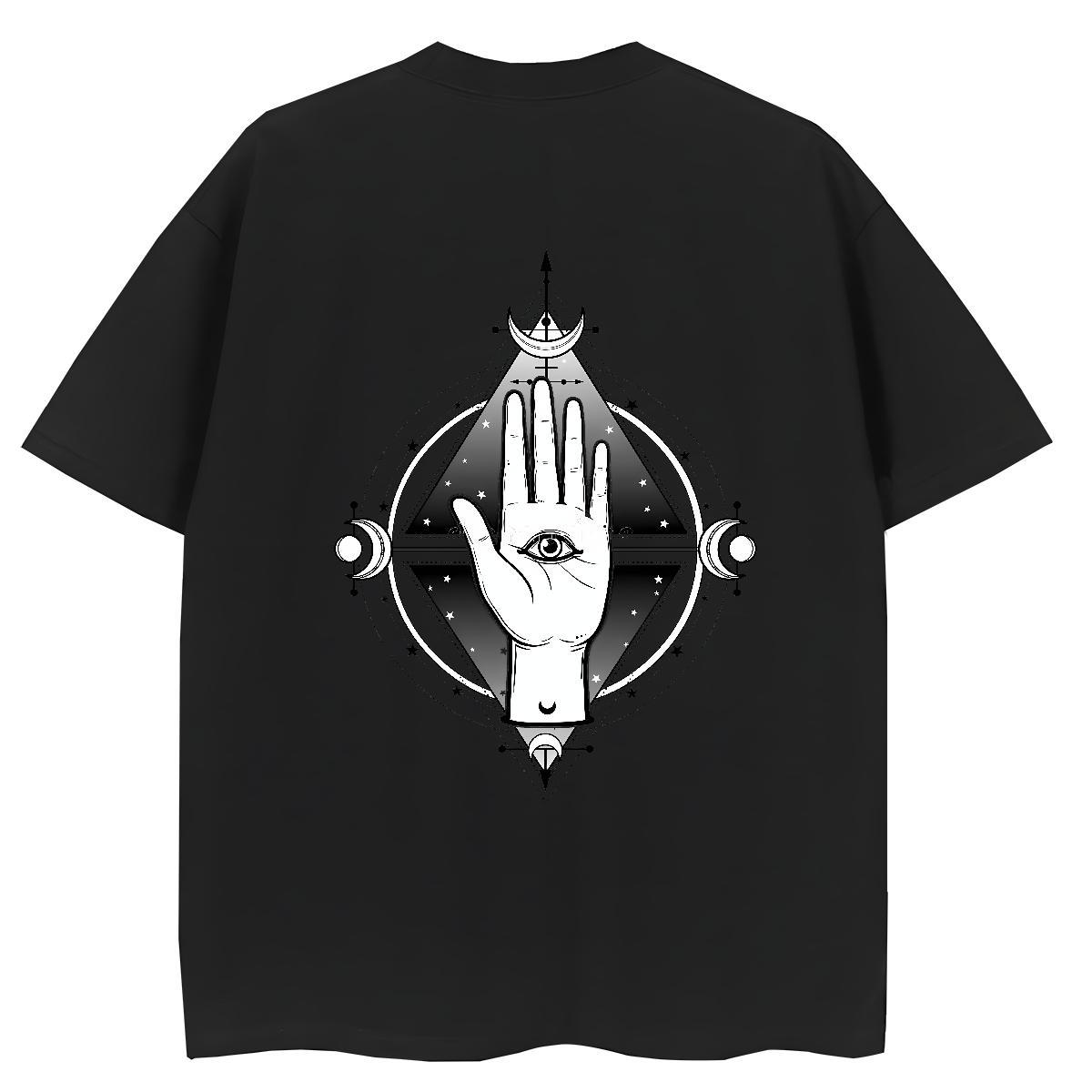 New T-Shirts for Women 100% Cotton 230g Breathable Soft Casual Sport eye of the devil Women Tees Nice Customized Tshirts