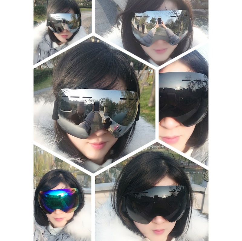 Professional Ski Goggles Men UV400 Adult anti-fog Snowboard Skiing Glasses Women Ultra-light Winter Snow Eyewear Sports Sunglasses S165 IVISTA