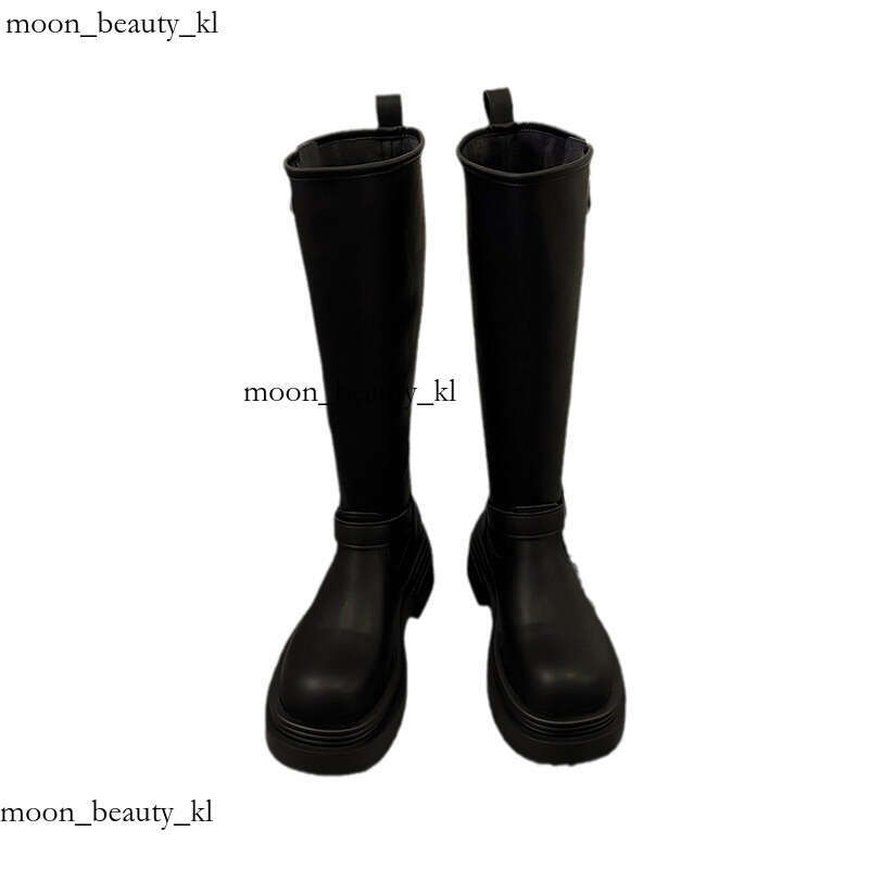 Designer Boot Versatile Thick Heel Tall Boots For Women 2024 Autumn/Winter New Style Belt Buckle Brown Small Thick Bottom Boots Knight Fashion Boots F