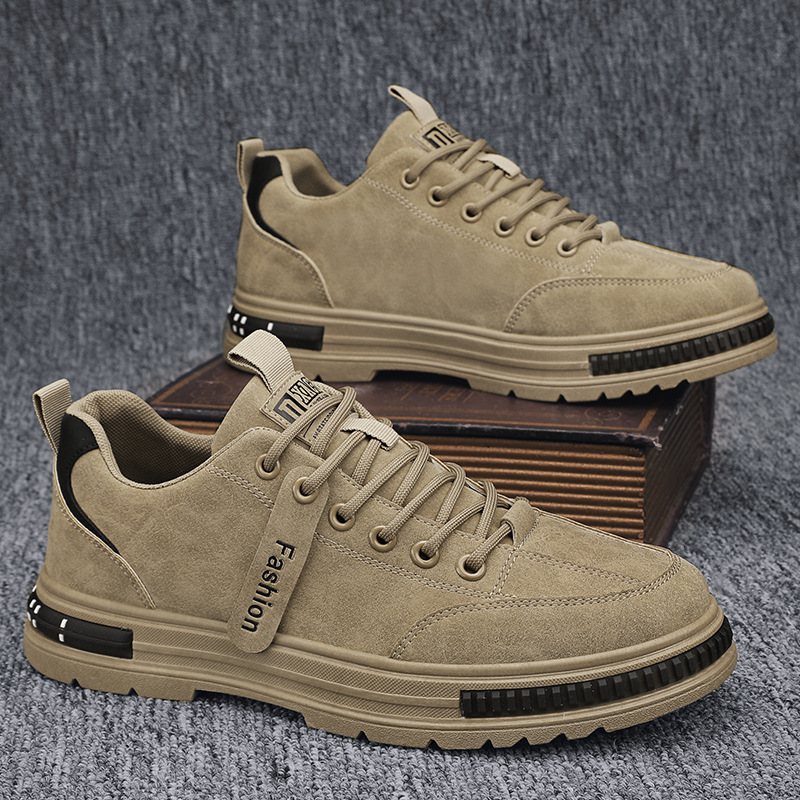 New Autumn Durable Labor Protection Anti slip Construction Site Wear Trend Versatile Work Shoes Men's Style
