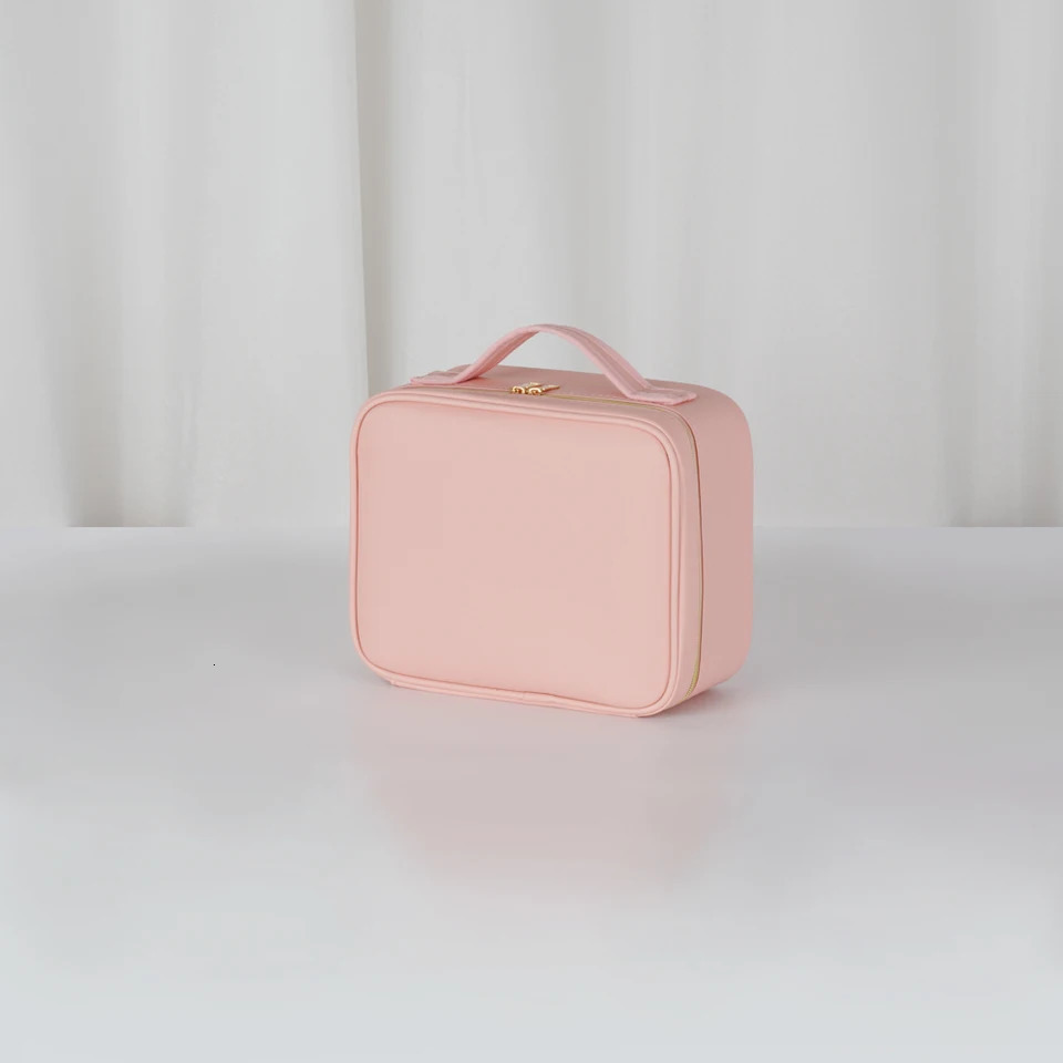 Professional makeup box with lighting and full screen mirror cosmetic storage bag fully loaded portable makeup artist brush beauty 241008