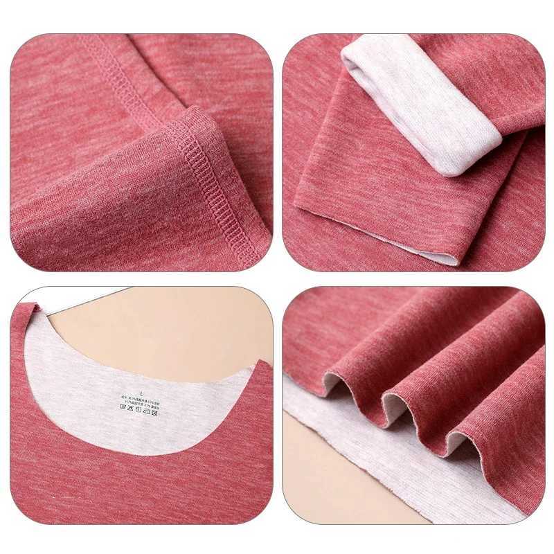 Women's Thermal Underwear Womens hot underwear hot underwear set womens cold seamless thick double-layer winter clothing Y241011PRXO