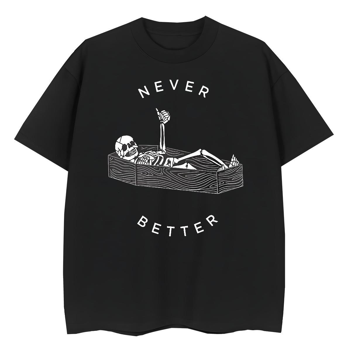 Fashion Casual T-Shirts 230g 100% Cotton Breathable High Street Hip Hop boat Women Tshirts Loose fit Black White Tops Shirt