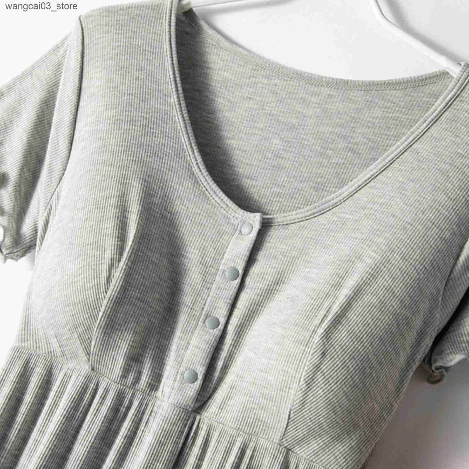 Maternity Dresses Pregnants Summer Breastfeeding Clothes Nursing Maternity Clothes For Pregnant Women Fashion Maternity Dresses Pregnancy Dress L24091