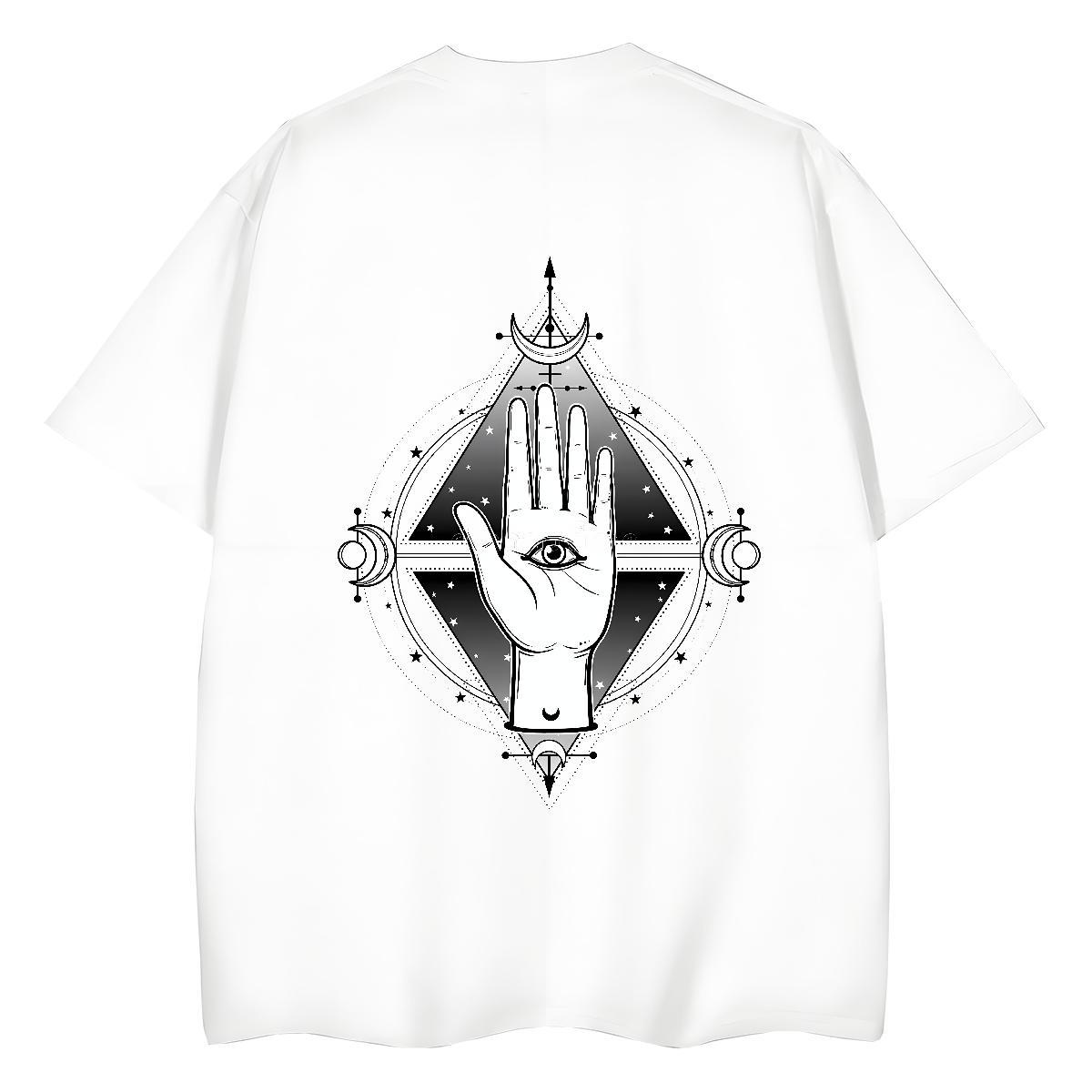 New T-Shirts for Women 100% Cotton 230g Breathable Soft Casual Sport eye of the devil Women Tees Nice Customized Tshirts