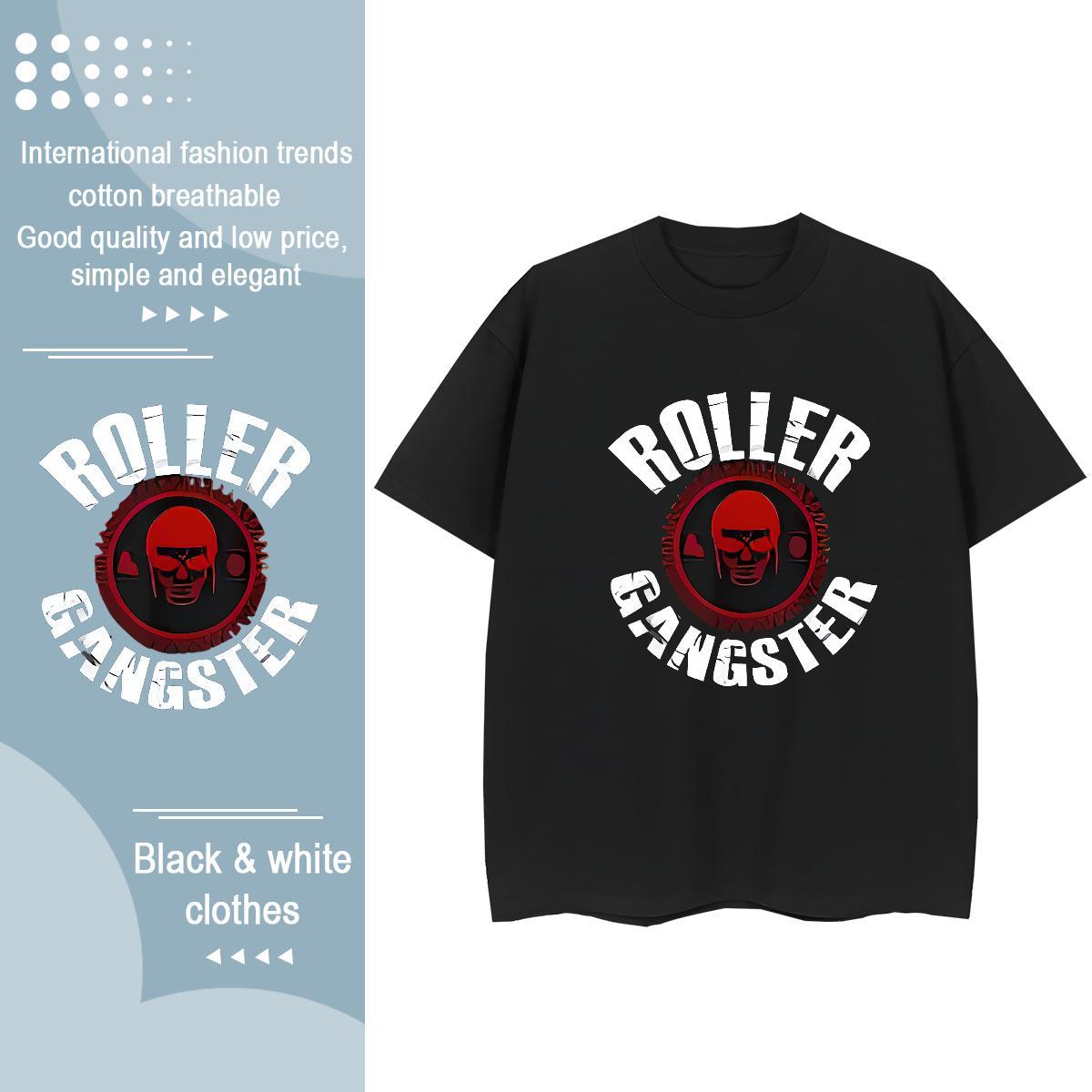 2024 Designer Women T Shirts 230g Cotton O-Neck Short Sleeve Sports Casual skull Lady T shirt Soft DIY Anime Printed Clothes