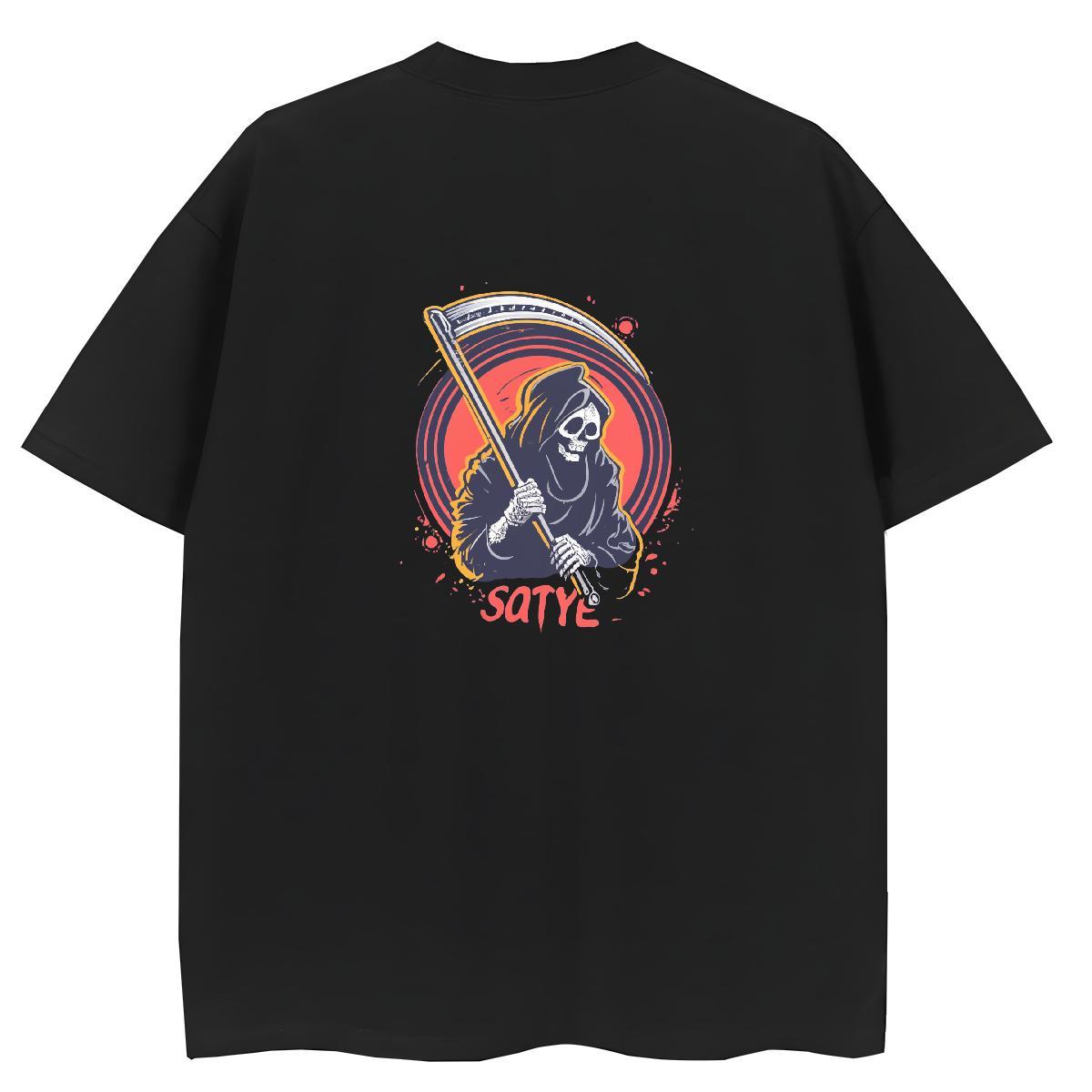 Custom Woman T Shirts 230g Cotton O-Neck Short Sleeve Casual Beach skull Lady T shirt Brand Cartoon Floral Printing Top Shirts
