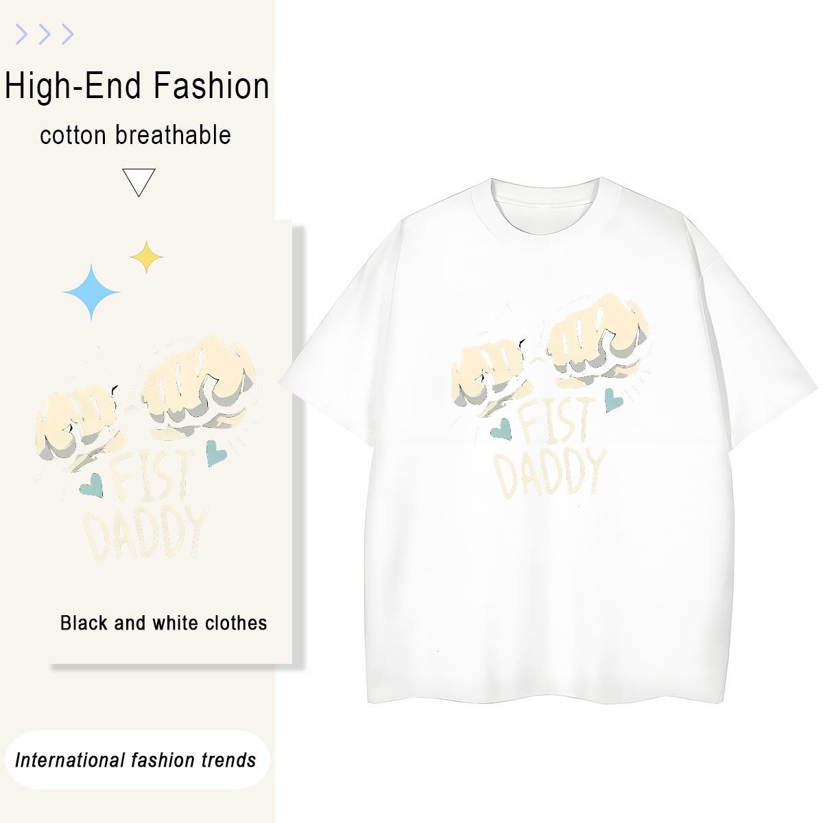 Casual New Women T Shirts 230g 100% Cotton O Neck Short Sleeves Sports Casual hands Couples T Shirts Lady Anime Tees Shirts