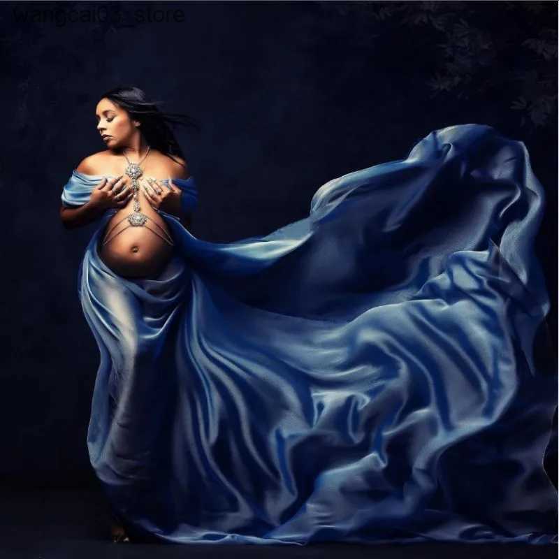 Maternity Dresses Satin Maternity Photography Prop Smooth Satin Cloth Solid Color Multicolor 1x1.5m DIY Props High Quality Wedding Dress Fabric L24091