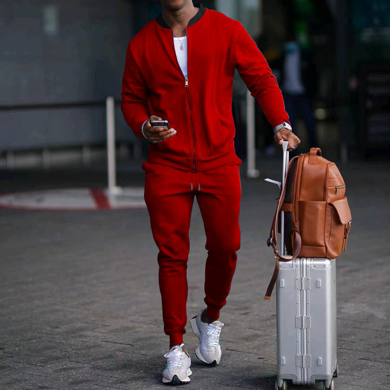 New Mens Jumper Top t shirt tracksuits trendy cotton sports casual loose high street Top Spring and autumn new men's suit men leisure outdoor spo