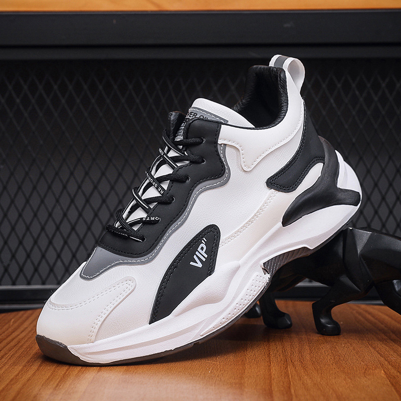 Forrest Gump Versatile Autumn New Casual Travel Thick soled Men's Sports Wear resistant Waterproof Trendy Dad Shoes