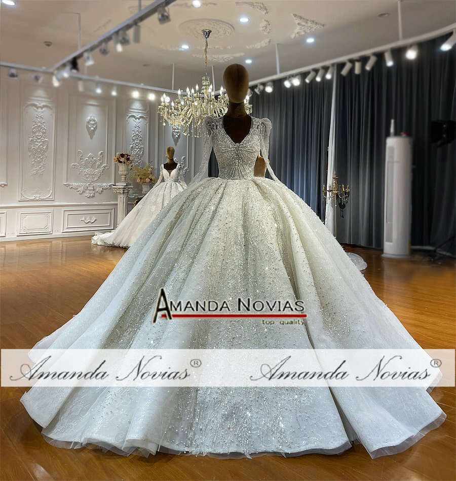 Urious Amanda Novias Crystal Wedding Dress