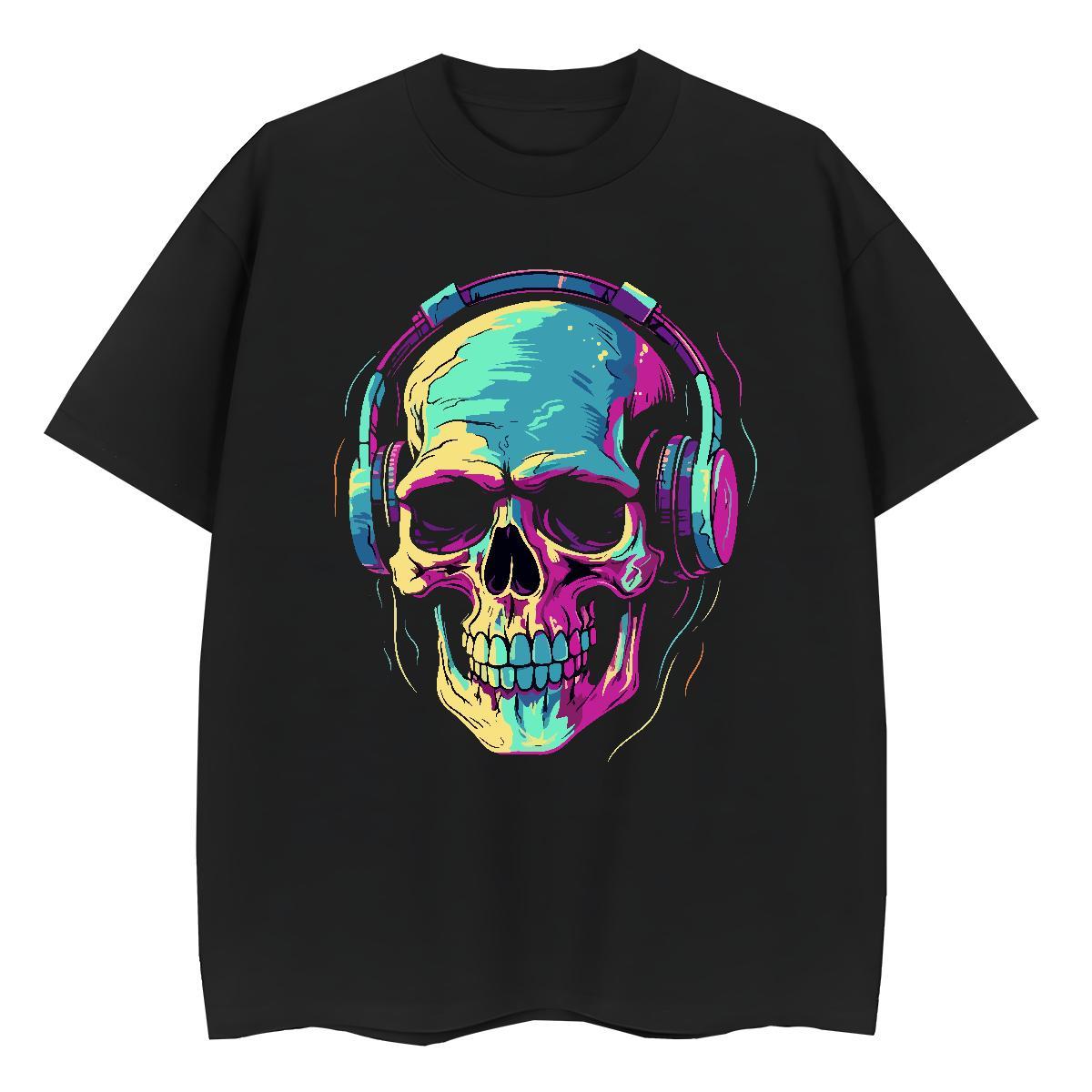 2024 Designer Woman T Shirts 230g 100% Cotton Breathable Short Sleeve Sports Street Wear skull Lady T shirt Brand Skull Clothings