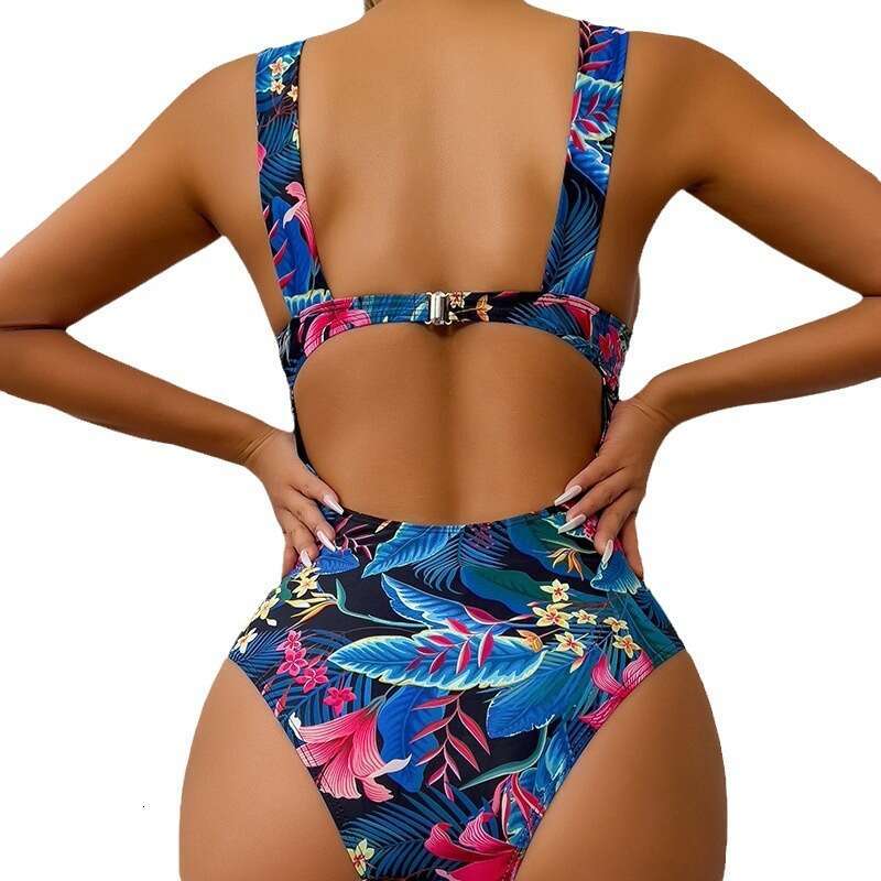 2024 Sexy Women's Mesh Cut-Out Backless One-Piece Swimsuit Women