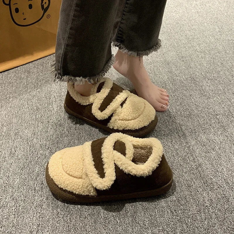 Womens snow boots elegant low boots womens black Lolita Mary Jens round toe winter Gyaru Y2k half season Pu 241007