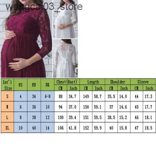 Maternity Dresses Puococo Pregnant Mother Dress Maternity Photography Props Women Pregnancy Clothes Lace Dress For Pregnant Photo Shoot Clothing L2409