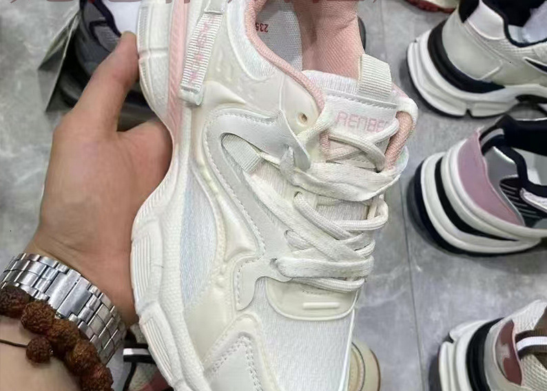 Wenzhou New High Version Women's Trendy Shoes Dad Shoes Thick Bottom Style Sports Shoes Live Streaming Internet Celebrity Shoes