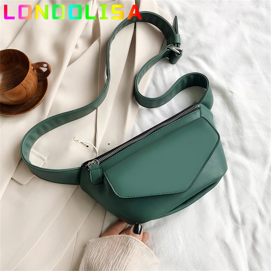 Womens casual waist bag womens leather shoulder bag travel small chest bag womens Fanny bag waist belt wallet womens cross body Bolsos 241008