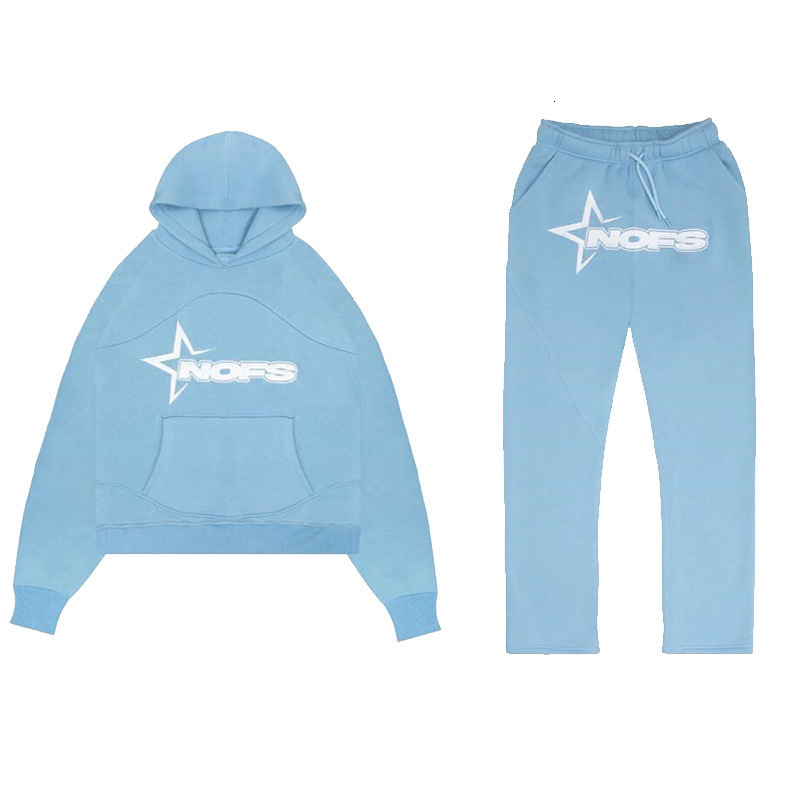 Mens Hooded Athletic Tracksuit Unisex Two-Piece Running Clothing Long Sleeve Pullover Hoodie Sweatshirt Track Pants Sets R240816